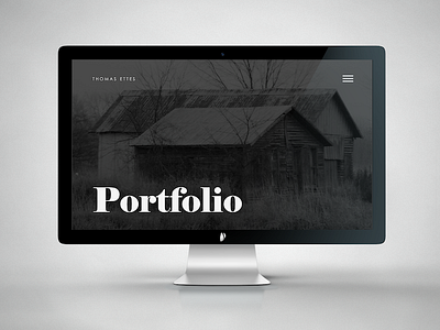 Web Design // Portfolio dark design grey homepage minimal photography portfolio web web design website