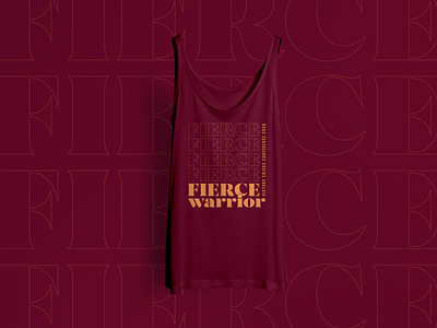 Fierce Warrior Shirt apparel church design conference fierce warrior