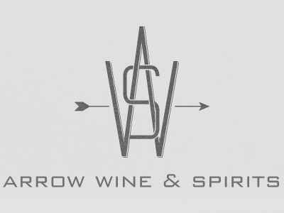 Arrow Wine & Spirits Logo logo monogram