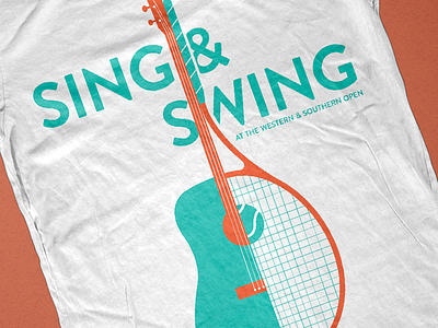 Sing & Swing Shirt ball cincinnati concert guitar music racket raquet sing swing tennis