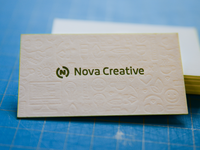 Nova Printed Business Cards