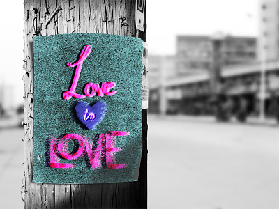 Love Is Love art design design art grunge illustration lettering lgbtq love minimal mockup pink poster poster art posterdesign type typography valentines day valentines day bash vector