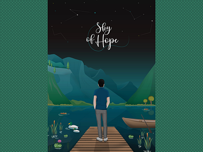 Sky of hope illustration