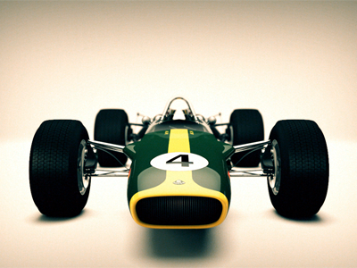 Lotus 3d car cinema 4d modo race car render