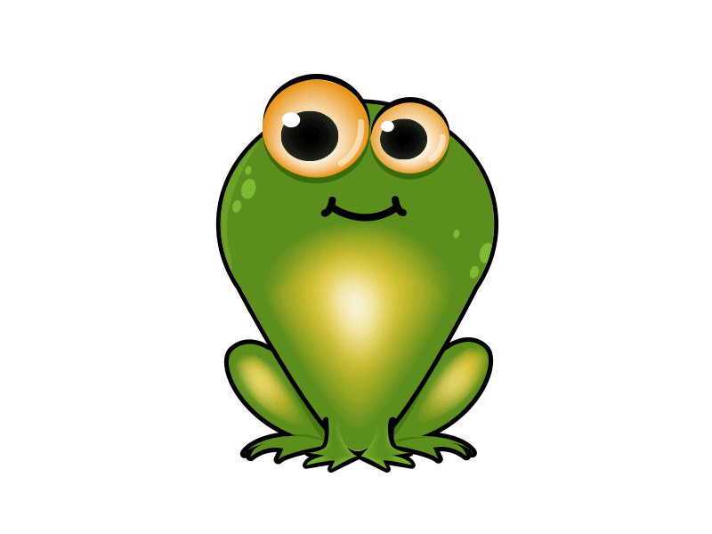 Emotifrog Sticker character cute design emoticon emotifrog frog gif green sticker vector