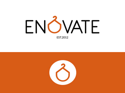 Enovate brand clothing icon label logo