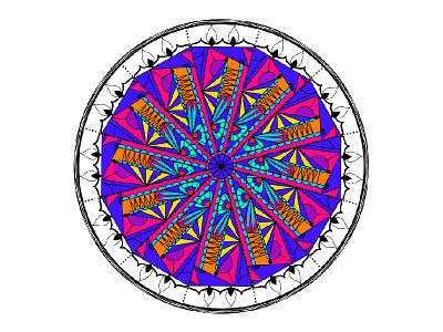 Kaleido rangoli