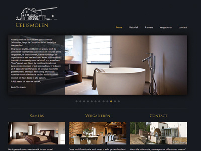 Celismolen bed breakfast design web