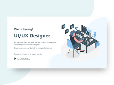 Hiring UI/UX Designer design post design social media social media design ui