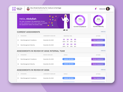 Data Assessment Dashboard dashboard app dashboard design dashboard ui design minimal ui web design webapp design webapplication webapps