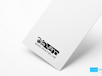 Concept Logo Design - Mano Printing Lab graphic design illustration logo vector