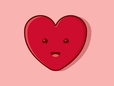 Valentine's Day Heart design flat heart heart icon icon illustration logo valentine vector