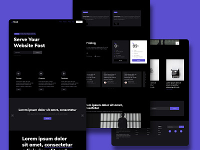 Dark Landing Page Theme