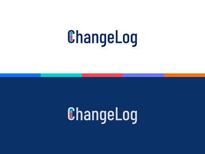 ChangeLog Logo app brand branding design icon identity logo typogaphy