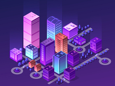 Ultraviolet  Isometric city