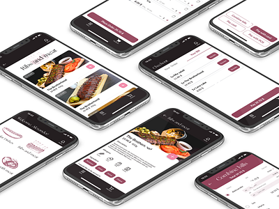 Online menu for restaurant aplication app design online restaurant ui ui design uiux ux ux ui ux design uxdesign