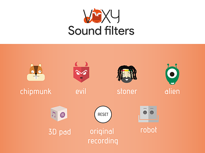 VOXY voice filers