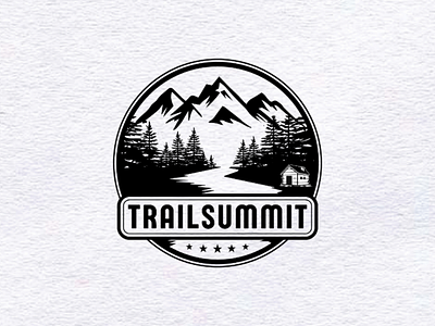 Trail Summit logo design for my client trail summit logo design