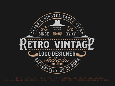 Inspirational retro vintage logo design