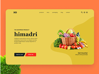 Himadri grocery website design