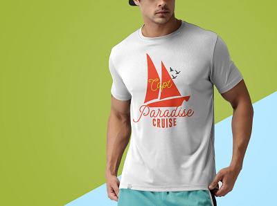 Capt paradise cruise t shirt design logo tshirt typography