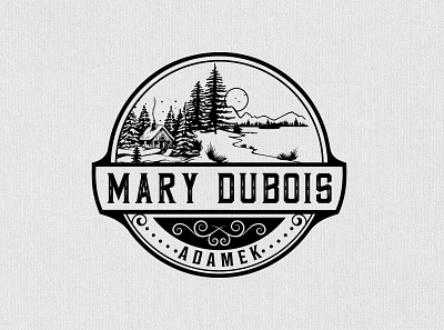 Mary Dubois Adamek illustration logo mary dubois adamek mary dubois adamek typography vector