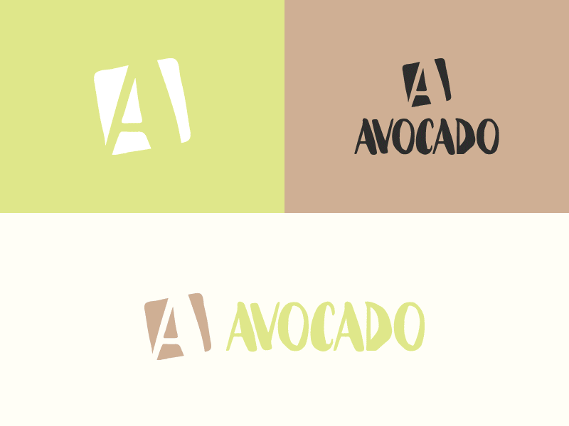 Avocado Restaurant animation art direction balanced barcelona branding food logo organic pastel premium restaurant symbol