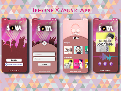 Music Apps mobile app music app prototype
