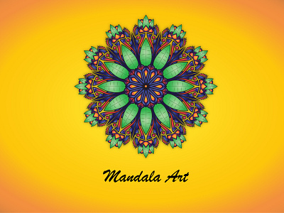 Mandala Art art branding design illustration logo mandala mandalas nature nature illustration nature logo typography vector