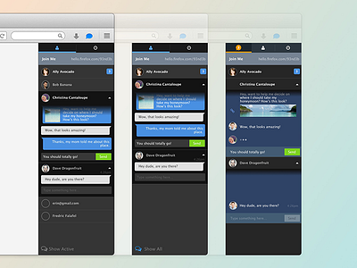 Firefox Hello — Multiple Chats chat firefox mobile ui ux