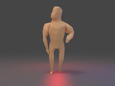 Character Study IV 3d blender character game development modelling