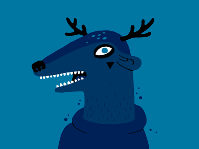 Deer art deer drawing illustration