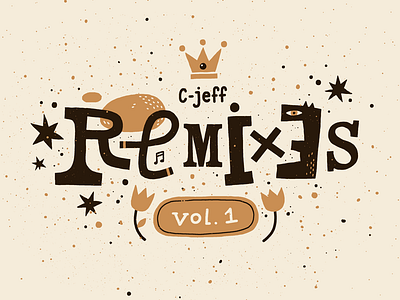 C-Jeff Remixes art cd cover illustration music