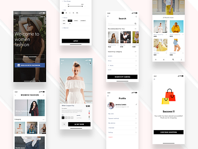 Women fashion mobile application