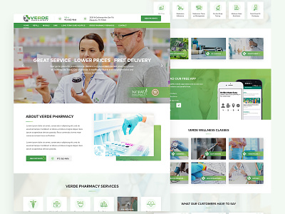Pharmacy Website design app landing page design minimal web design modern pharmaceutical pharmaceutical website pharmacy pharmacy website professional design simple design web website design