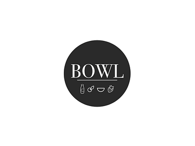 Logo for a restaurant serving Acai bowls black black and white design logo logoforsale restaurant simple vector