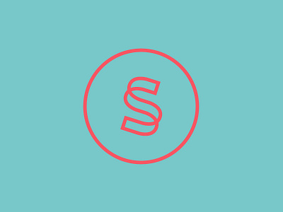 s / signet branding letter logo signet type typography
