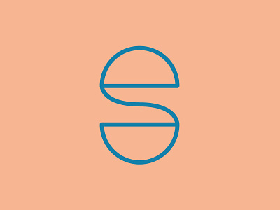 s / signet branding letter logo signet type typography