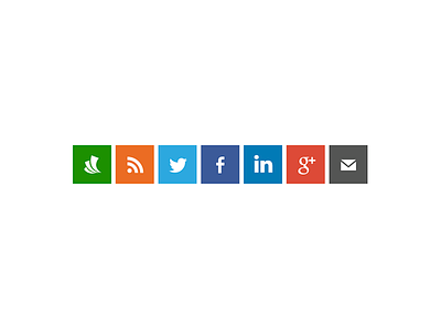 Social/Contact Icons icons social