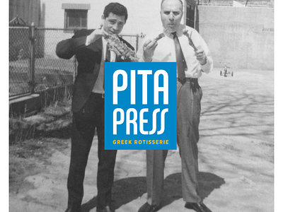 Pita Press food greek logo restaurant