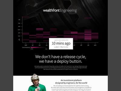 Wealthfront Engineering Page