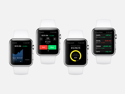 Watch App Design for the Investments Broker
