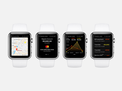 Banking Watch App Design