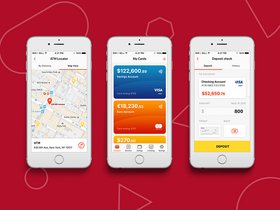 Mobile App Design for the Bank