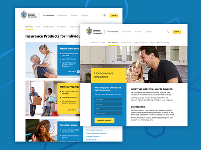 Insurance Website brand branding design finance fintech insurance landingpage product design web webpage website