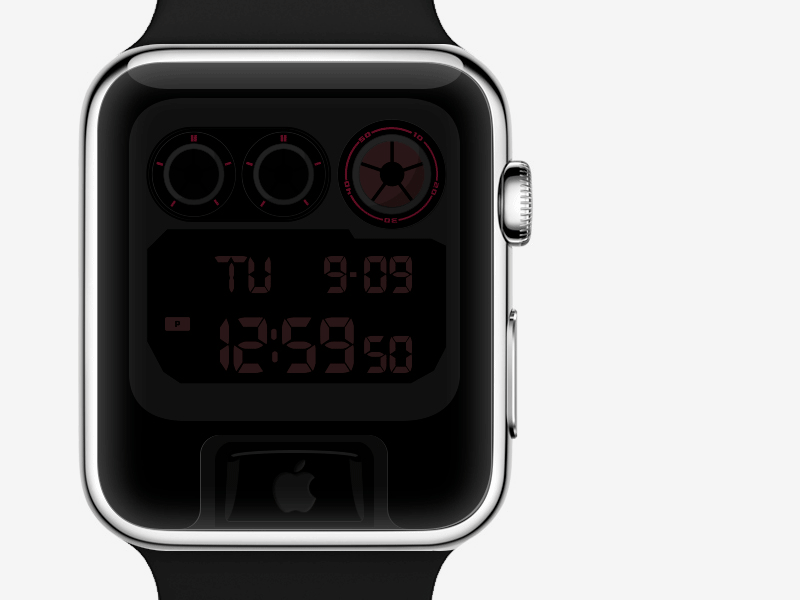 Циферблат часов Apple IWATCH.