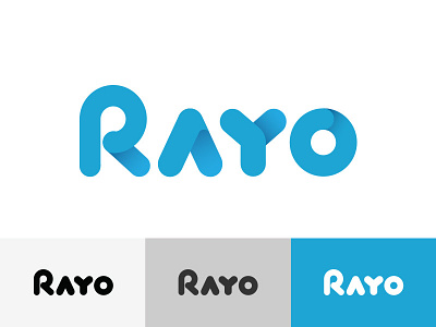 Rayo logo concept branding concept logo