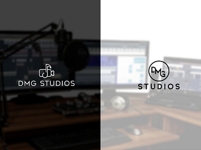 DMG Studios Modern minimal logo