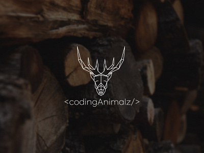 Coding Animalz Modern minimal logo