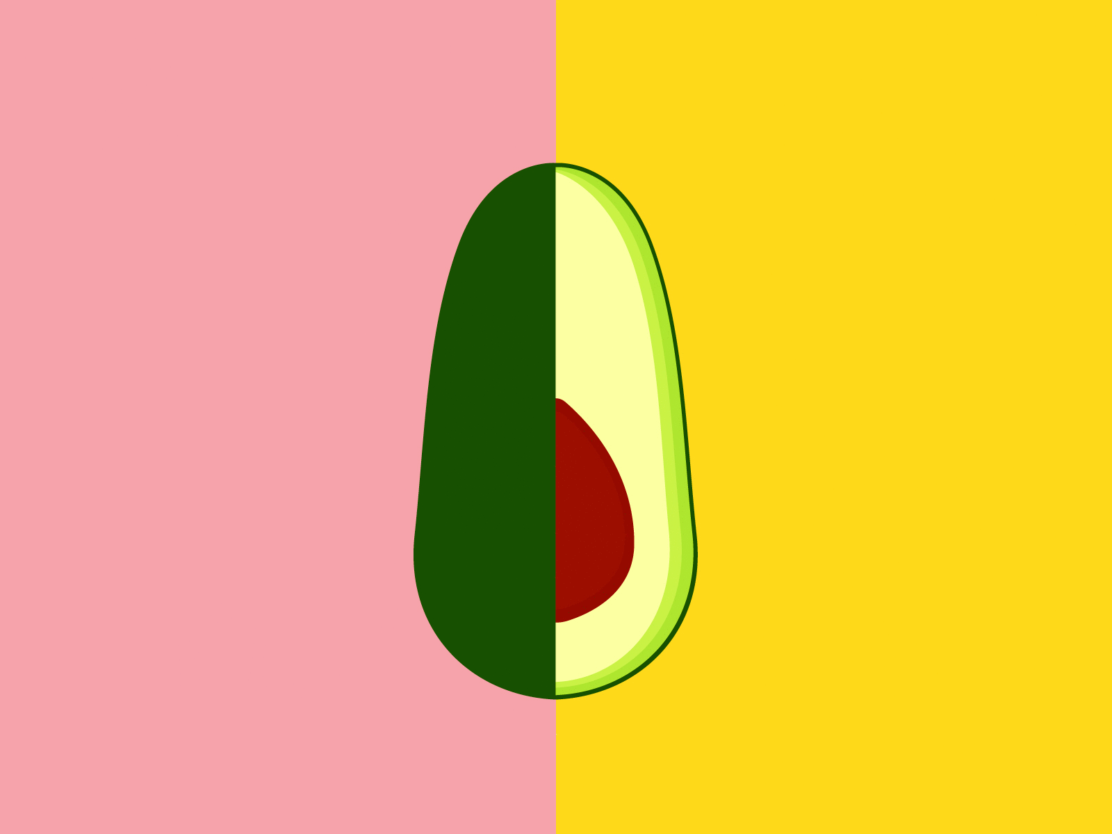 Avocado🥑 animation avocado design fruits gif icon illustration logo nature web アイコン イラスト ベクター